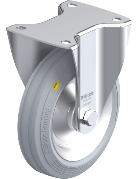 B-RD 182R-VLI fiksuotas ratukas dengtas guma