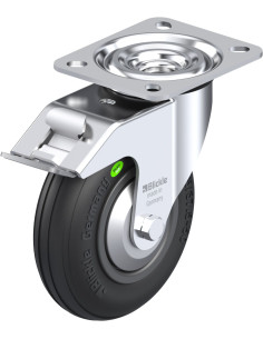 L-VWPP 125R-FI-FA pasukamas ratukas su stabdžiais, 125 mm