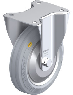 B-RD 182R-VLI-FA fiksuotas ratukas dengtas guma