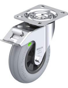 L-VWPP 125R-FI-SG pasukamas ratukas su stabdžiais, 125 mm