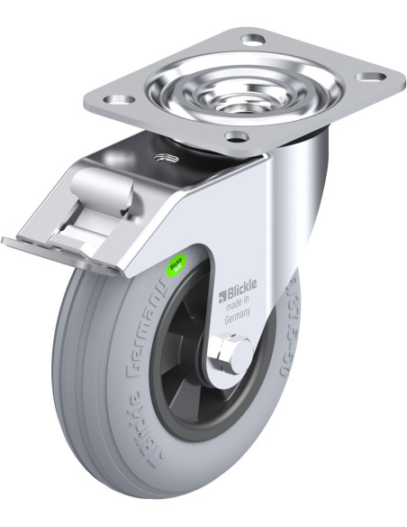 L-VWPP 125R-FI-SG pasukamas ratukas su stabdžiais, 125 mm