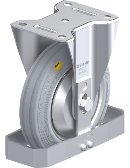 B-RD 182R-VLI-FA-FS fiksuotas ratukas dengtas guma