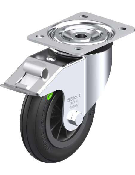 L-VWPP 160G-FI pasukamas ratukas su stabdžiais, 160 mm