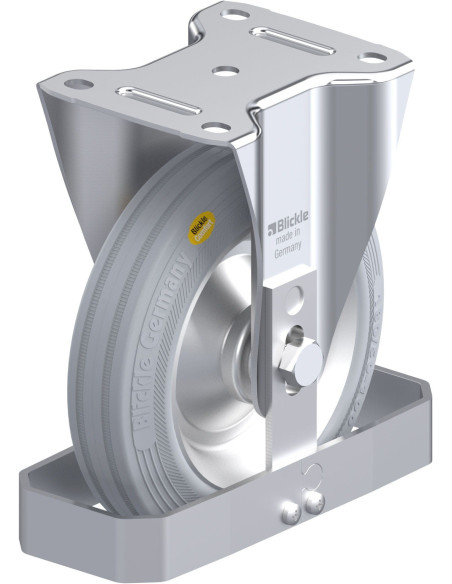 B-RD 182R-VLI-FS fiksuotas ratukas dengtas guma