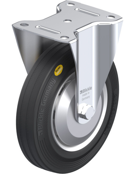 B-RD 200K-FA fiksuotas ratukas dengtas guma