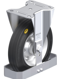 B-RD 200K-FS fiksuotas ratukas dengtas guma