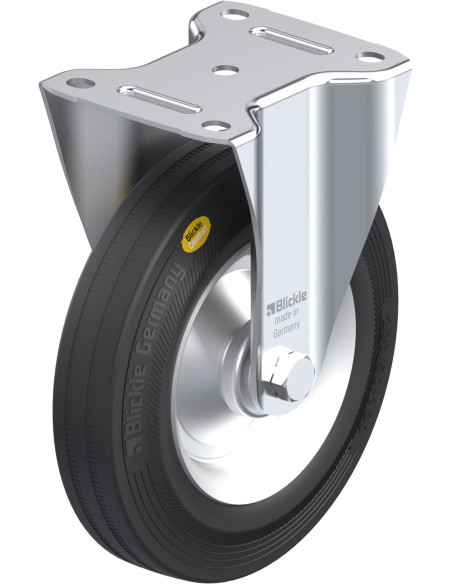 B-RD 202R fiksuotas ratukas dengtas guma