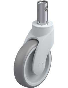 LWG-TPA 126G-CS11 sintetinis pasukamas ratukas su stabdžiais