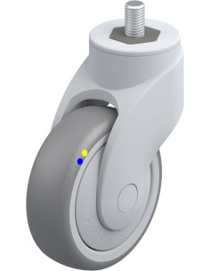 LWGXE-TPA 101XKF-ELS-GSX12 antistatinis pasukamas ratukas