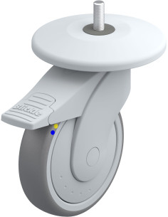 LWGXE-TPA 125 mm antistatinis pasukamas ratukas su
