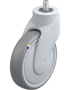 LWGXE-TPA 126XKF-ELS-GSX12 antistatinis pasukamas ratukas