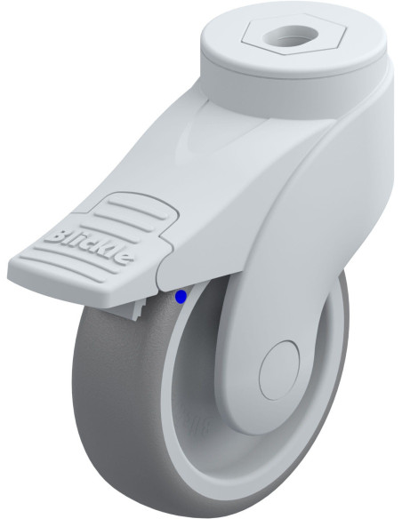 LWGX-TPA 101G-FI sintetinis pasukamas ratukas su stabdžiais