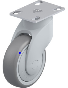 LWGX-TPA 101XKF-PX25 pasukamas sintetinis ratukas, 100 mm