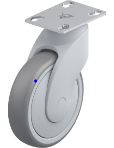 LWGX-TPA 126XKF-PX25 pasukamas sintetinis ratukas su 125 mm