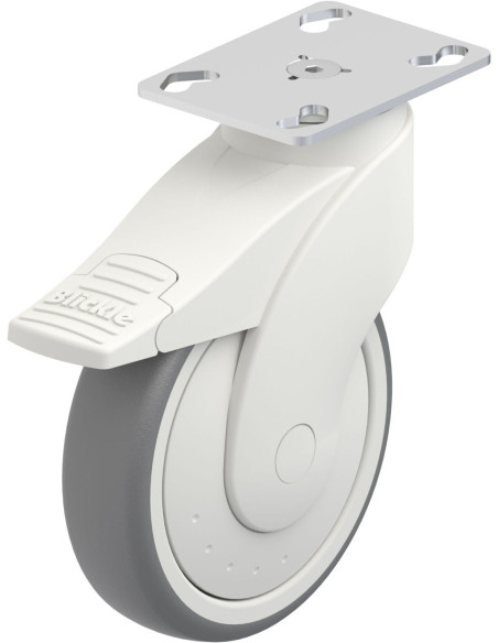 LWK-TPA 126KF-FI-P25 sintetinis ratukas su stabdžiais