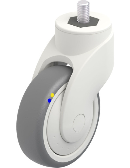 LWKXE-TPA 101XKF-ELS-GSX12 antistatinis pasukamas ratukas