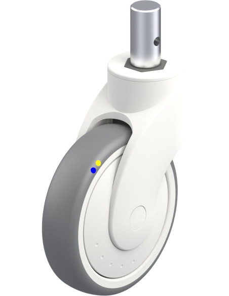 LWKXE-TPA 126XKF-ELS-ZAX55 antistatinis pasukamas ratukas