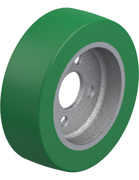 GSTA 252/4 - Poliuretaninis varantysis ratukas su flanšu