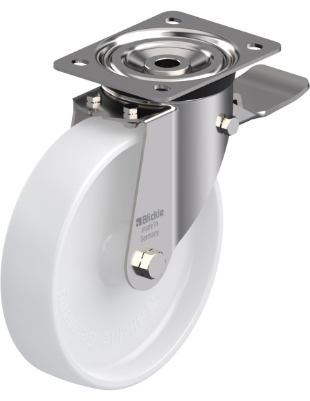 LX-PO 200G-ST pasukamas ratukas su stabdžiais