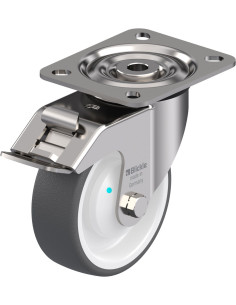 LX-POTH 100KAD-FI poliuretano ratukas su stabdžiais