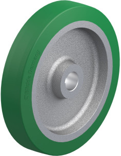 GSTN 402/50H7 varantysis ratas su poliuretano protektoriumi