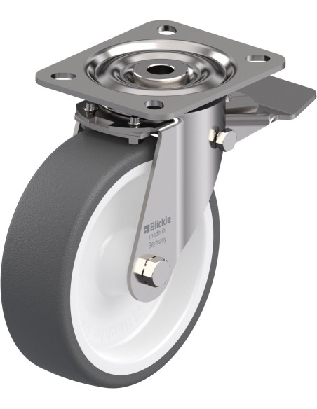 LX-POTH 125G-ST - Nerūdijantis plieno pasukamas ratukas su