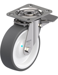 LX-POTH 125KAD-ST poliuretano ratukas su stabdžiais