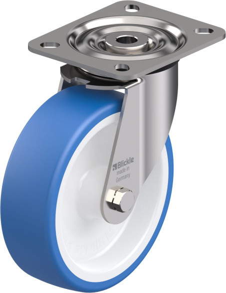 LX-POTHS 125G - 125 mm poliuretaninis pasukamas ratukas