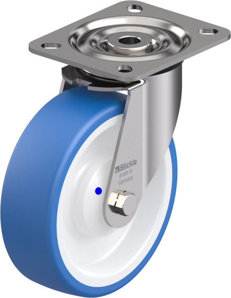 LX-POTHS 125XKA - 125 mm poliuretaninis pasukamas ratukas