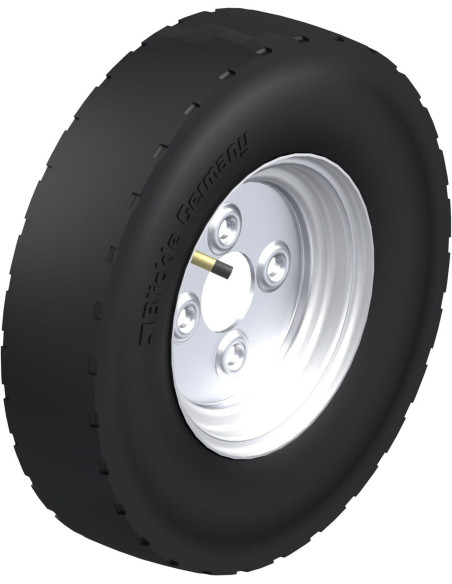 PA 402/4 - 400 mm guminis varantysis ratukas su flanšu