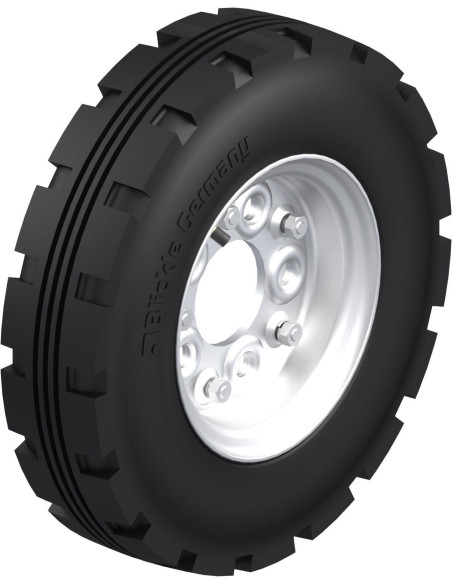 PA 430/5 - 420 mm varantysis ratukas su guminėmis padangomis