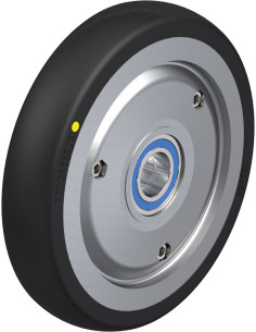 PGV 186/25XK-EL ratas - 186 mm guminis ratas su aliuminio