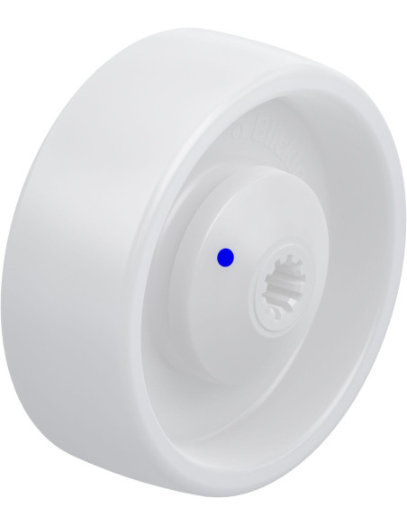 PO 100/10XKA - 100 mm sintetinis ratas su nailono centru