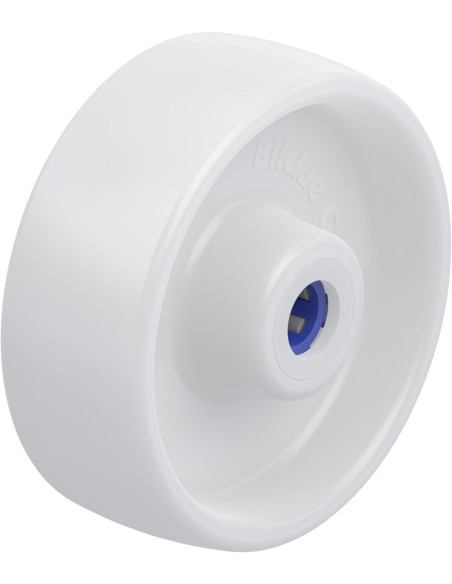 PO 100/12XR - 100 mm sintetinis ratas su adatiniu guoliu