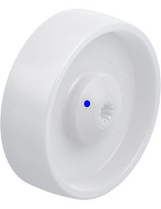 PO 125/10XKA - 125 mm sintetinis ratas su nailono centru