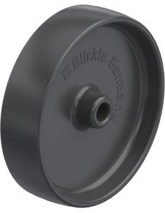 POA 125/12G Lengvos apkrovos sintetinis ratukas 125 mm