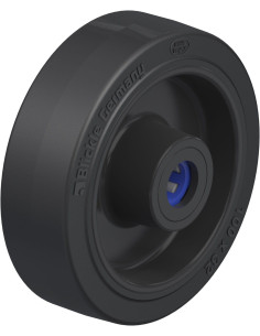 POEV 100/12XR - 100 mm guminis ratas su adatiniu guoliu