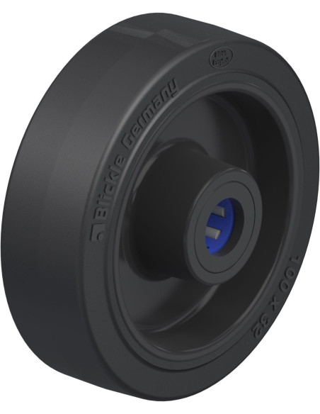 POEV 100/15XR guminis ratas su nailono centru