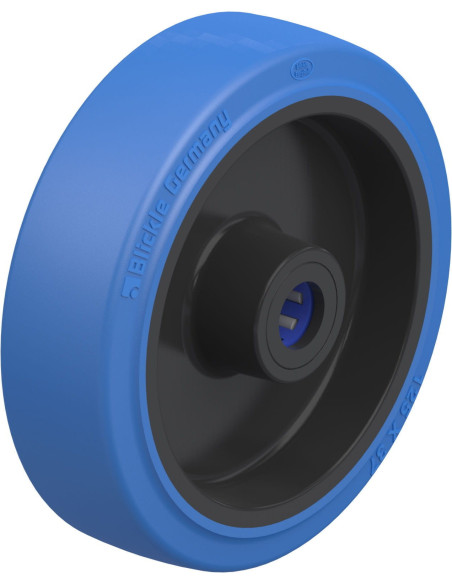 POEV 125/15XR-SB - 125 mm guminis ratas su nailono centru