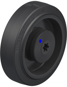 POEV 160/12XKA - 160 mm guminis ratas su nailono centru