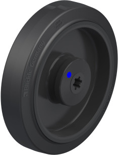 POEV 200/12XKA - 200 mm guminis ratas su nailono centru