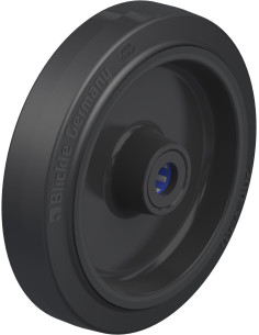 POEV 200/20XR - 200 mm guminis ratas su adatiniu guoliu