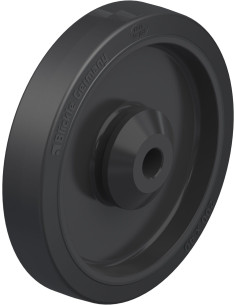 POEV 201/20KA - 200 mm guminis ratukas su nailono centru