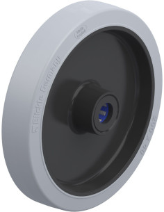 POEV 201/20XR-SG 200x40 mm guminis ratas su adatiniu guoliu