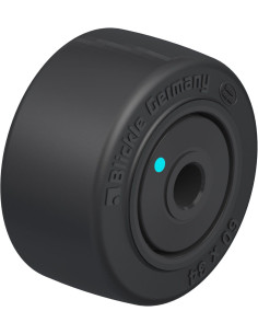 POEV 60/10KFD - 60 mm guminis ratukas su nailono centru