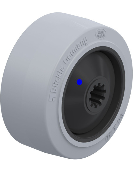 POEV 82/10XKF-SG - 80 mm guminis ratas su nailono centru