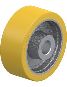 GTHN 127/25H7 varantysis ratas su poliuretano protektoriumi