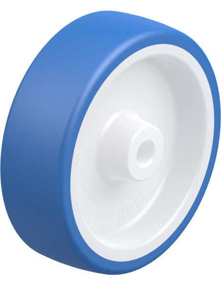 POTHS 125/12G - 125 mm poliuretano ratukas su nailono centru