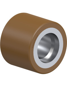 RK-HB 082x070/47x14-70-Z poliuretaninis ratukas padėklų