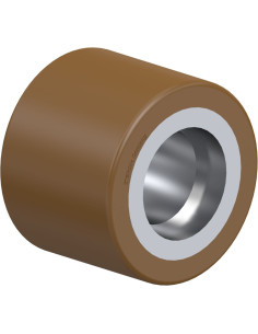 RK-HB 085x080/47x14-80-Z poliuretaninis ratukas